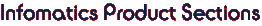 Infrastructure Product Sections
